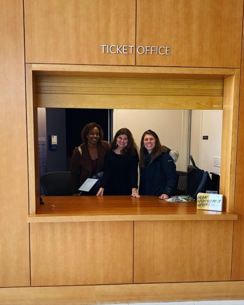 Sara our Hope College Project Manager , Sara with Melissa and Rebecca